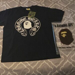 Bape Chrome Hearts tee